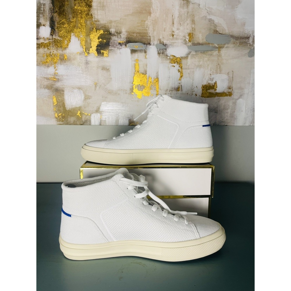 Rothy's‎ The High Top White Sneaker Women's Size 9 Comfort.